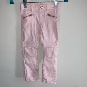 Light Pink Toddler Girls Skinny Pants 2T